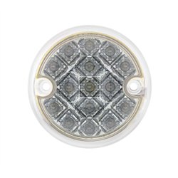 UP39469B-15 LED 3" Reflector Series 4 Light Only For Double Face Light Housing - Amber LED/Clear Lens (Bulk)