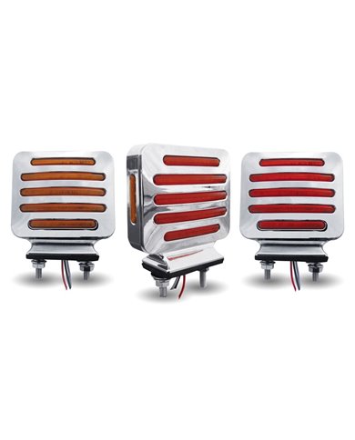 Flatline Double Face Double Post Square LED Flatline Double Face Double Post Square LED