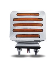 Flatline Double Face Double Post Square Clear LED Flatline Double Face Double Post Square Clear LED