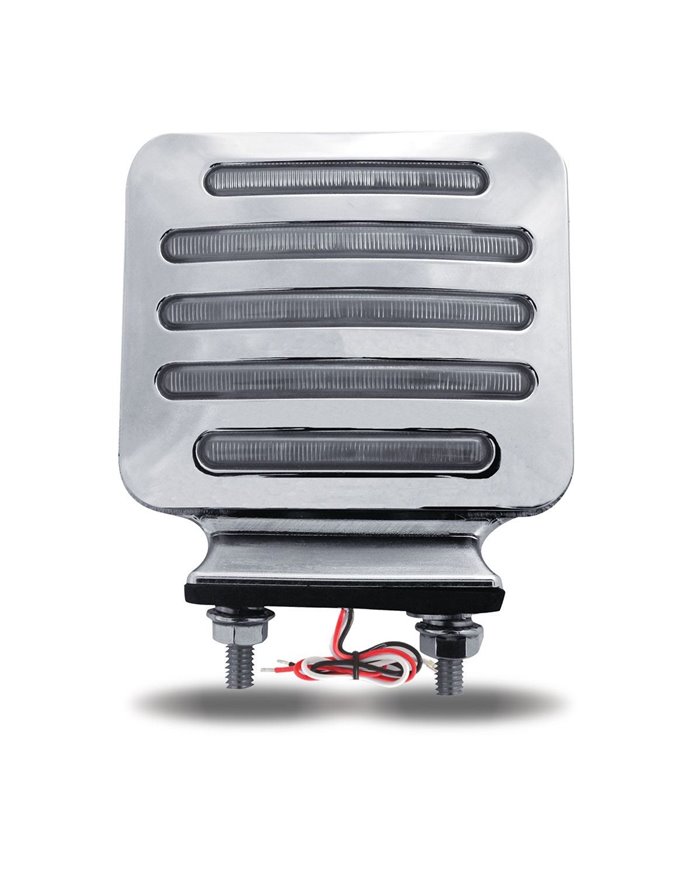 Flatline Double Face Double Post Square Clear LED Flatline Double Face Double Post Square Clear LED