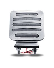 Flatline Double Face Double Post Square Clear LED Flatline Double Face Double Post Square Clear LED