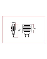 Flatline Double Face Double Post Square Clear LED Flatline Double Face Double Post Square Clear LED