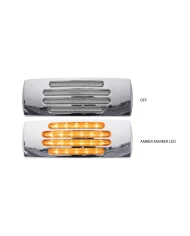 2" X 6" Flatline Clear Amber Trailer LED (22 Diodes) 2" X 6" Flatline Clear Amber Trailer LED (22 Diodes)