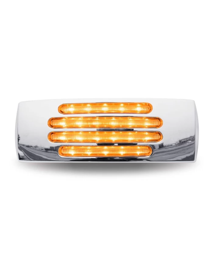 2" X 6" Flatline Clear Amber Trailer LED (22 Diodes) 2" X 6" Flatline Clear Amber Trailer LED (22 Diodes)