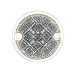 UP39470B-15 LED 3" Reflector Series 4 Light Only For Double Face Light Housing - Red LED/Clear Lens (Bulk)