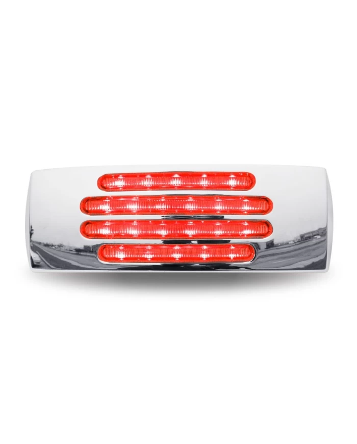 2" X 6" Flatline Clear Red Trailer LED (22 Diodes) 2" X 6" Flatline Clear Red Trailer LED (22 Diodes)