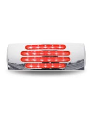 2" X 6" Flatline Clear Red Trailer LED (22 Diodes) 2" X 6" Flatline Clear Red Trailer LED (22 Diodes)