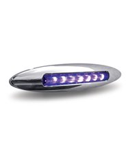 6" Slim Marker Dual Flatline Amber/Purple LED (9 Diodes) 6" Slim Marker Dual Flatline Amber/Purple LED (9 Diodes)