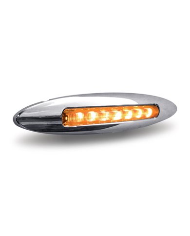 6" Slim Marker Dual Flatline Amber/Purple LED (9 Diodes) 6" Slim Marker Dual Flatline Amber/Purple LED (9 Diodes)