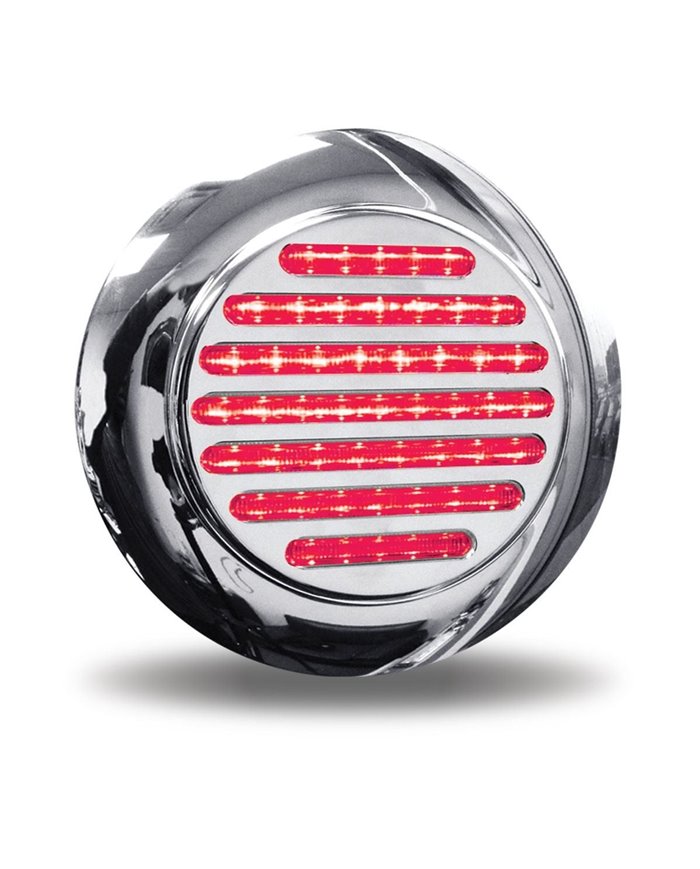 4" Dual Flatline Flange Mount Red/White LED (49 Diodes) 4" Dual Flatline Flange Mount Red/White LED (49 Diodes)