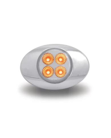 Marker M3 Style Clear Amber LED (4 Diodes) Marker M3 Style Clear Amber LED (4 Diodes)