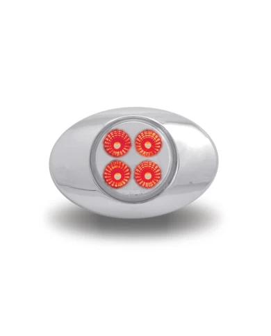 Marker M3 Style Clear Red LED (4 Diodes) Marker M3 Style Clear Red LED (4 Diodes)