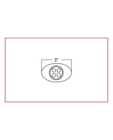 Marker M3 Style Clear Red LED (4 Diodes) Marker M3 Style Clear Red LED (4 Diodes)