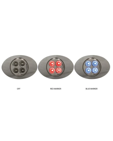 Marker M3 Style Dual Revolution Red/Blue LED (4 Diodes) Marker M3 Style Dual Revolution Red/Blue LED (4 Diodes)
