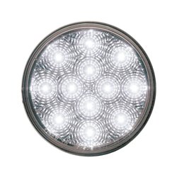 UP39510-12 LED 4" Reflector Auxiliary/Utility Light - White LED/Clear Lens