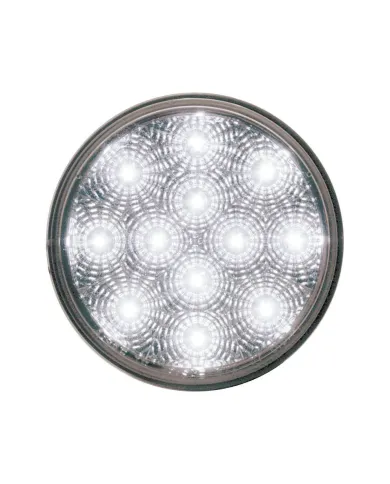 UP39510-12 LED 4" Reflector Auxiliary/Utility Light - White LED/Clear Lens
