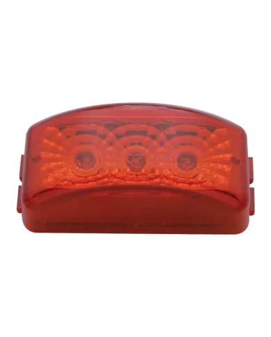UP39524-3 LED Reflector Light (Clearance/Marker) - Red LED/Red Lens