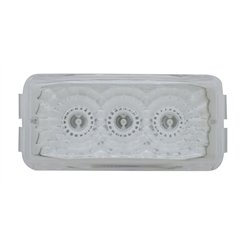 UP39526-3 LED Reflector Light (Clearance/Marker) - Red LED/Clear Lens