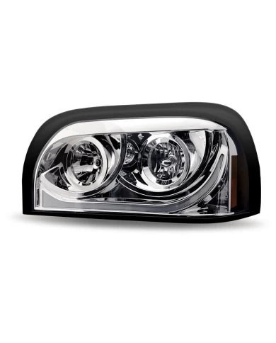 Freightliner Century Halogen Projector Headlight Assembly - Chrome (Driver Side) Freightliner Century Halogen Projector Headlight Assembly - Chrome (Driver Side)
