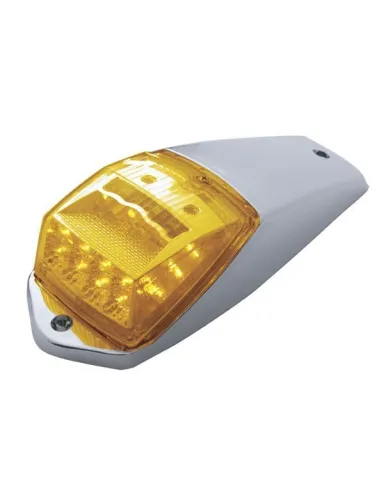 UP39529-17 LED Reflector Grakon 5000 Style Cab Light Kit - Amber LED/Amber Lens