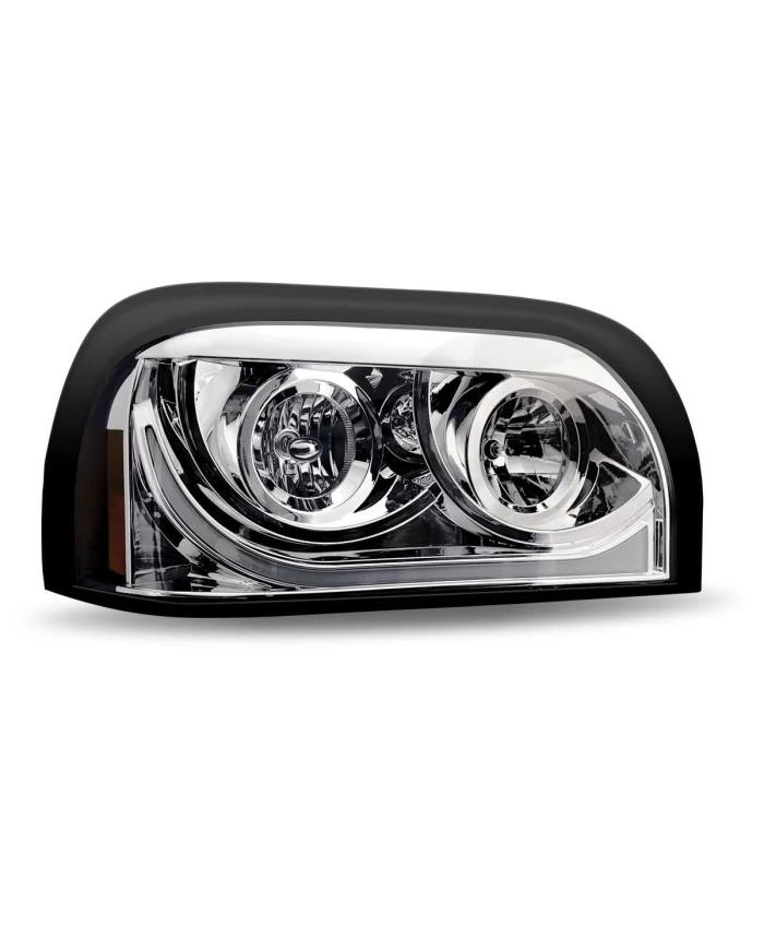 Freightliner Century Halogen Projector Headlight Assembly - Chrome (Passenger Side) Freightliner Century Halogen Projector Headlight Assembly - Chrome (Passenger Side)