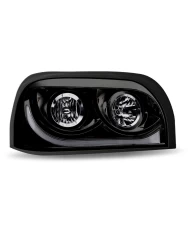 Freightliner Century Halogen Projector Headlight Assembly - Black (Passenger Side)