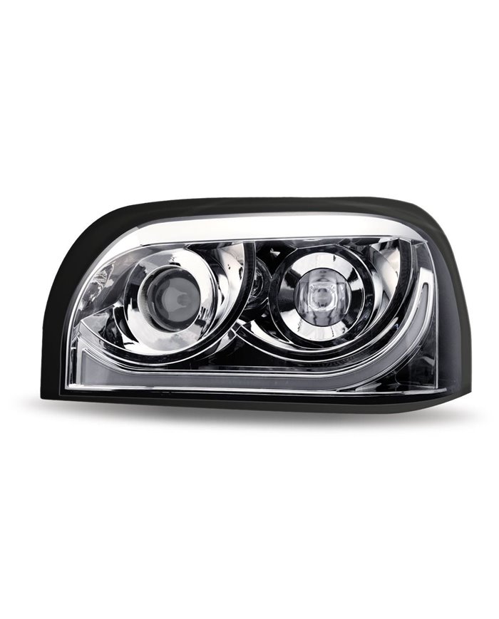 Freightliner Century LED Projector Headlight Assembly - Chrome (Driver Side) Freightliner Century LED Projector Headlight Assembly - Chrome (Driver Side)