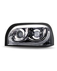 Freightliner Century LED Projector Headlight Assembly - Chrome (Driver Side)