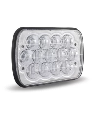 5" x 7" Square Economy LED Headlight with Adapter Plug (1900 Lumens) - Not DOT Approved 5" x 7" Square Economy LED Headlight with Adapter Plug (1900 Lumens) - Not DOT Approved