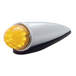 UP39533-17 LED Reflector Watermelon Cab Light Kit With Die Cast Housing - Amber LED/Amber Lens