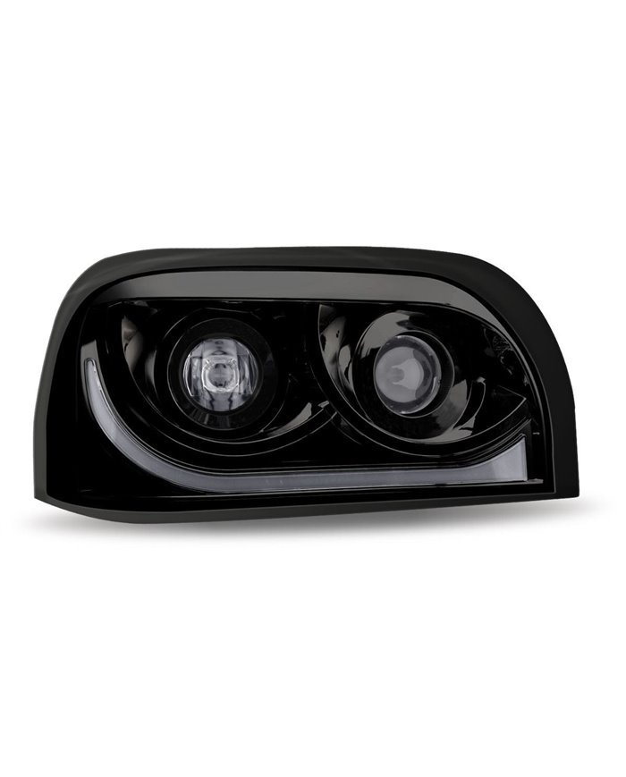 Freightliner Century LED Projector Headlight Assembly - Black (Passenger Side) Freightliner Century LED Projector Headlight Assembly - Black (Passenger Side)