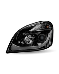 Freightliner Cascadia LED Projector Headlight Assembly - Black (Driver Side) Freightliner Cascadia LED Projector Headlight Assembly - Black (Driver Side)