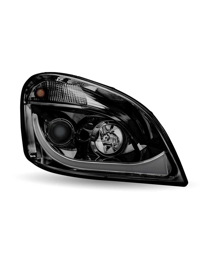 Freightliner Cascadia LED Projector Headlight Assembly - Black (Passenger Side) Freightliner Cascadia LED Projector Headlight Assembly - Black (Passenger Side)