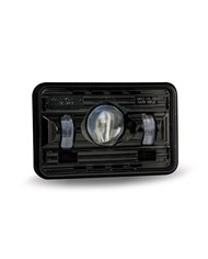 4" x 6" LED Projector Headlight - Black - Low Beam - 2400 Lumens (6-24V) 4" x 6" LED Projector Headlight - Black - Low Beam - 2400 Lumens (6-24V)