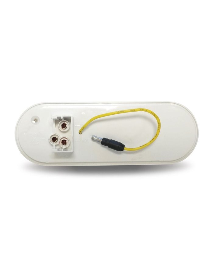 Oval Dual Amber/White Stop, Turn & Tail LED (12 Diodes) Oval Dual Amber/White Stop, Turn & Tail LED (12 Diodes)