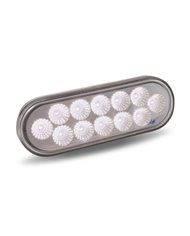 Oval Dual Red/White Stop, Turn & Tail LED (12 Diodes) Oval Dual Red/White Stop, Turn & Tail LED (12 Diodes)