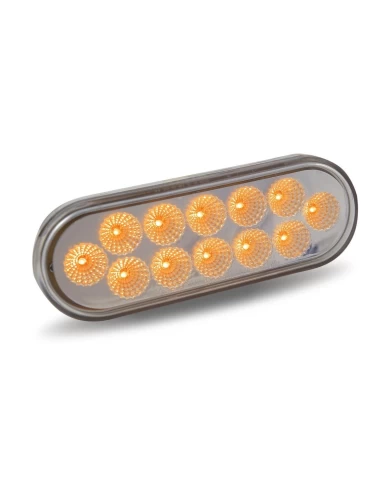 Oval Dual Revolution Amber/Green LED Oval Dual Revolution Amber/Green LED