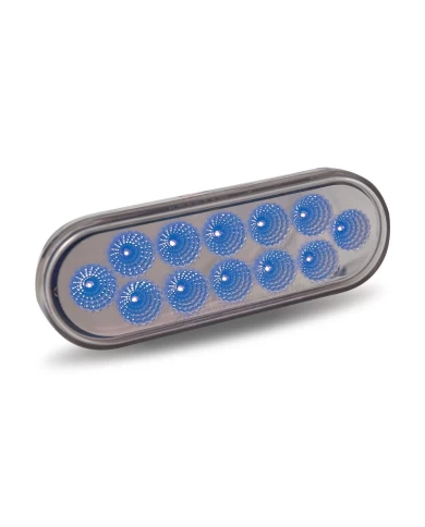Oval Dual Revolution Red/Blue LED Oval Dual Revolution Red/Blue LED