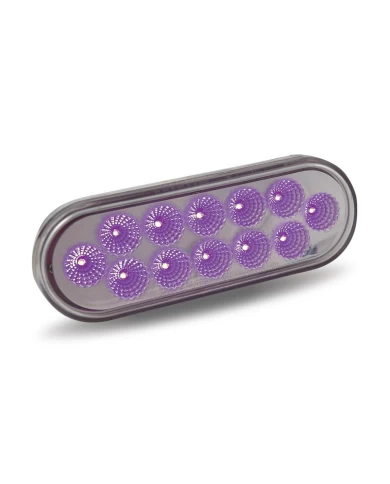 Oval Dual Revolution Red/Purple LED Oval Dual Revolution Red/Purple LED