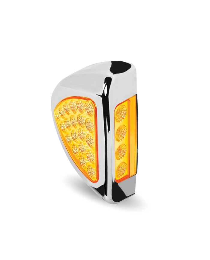 Peterbilt Side Headlight Triangle Amber LED (24 Diodes) Peterbilt Side Headlight Triangle Amber LED (24 Diodes)