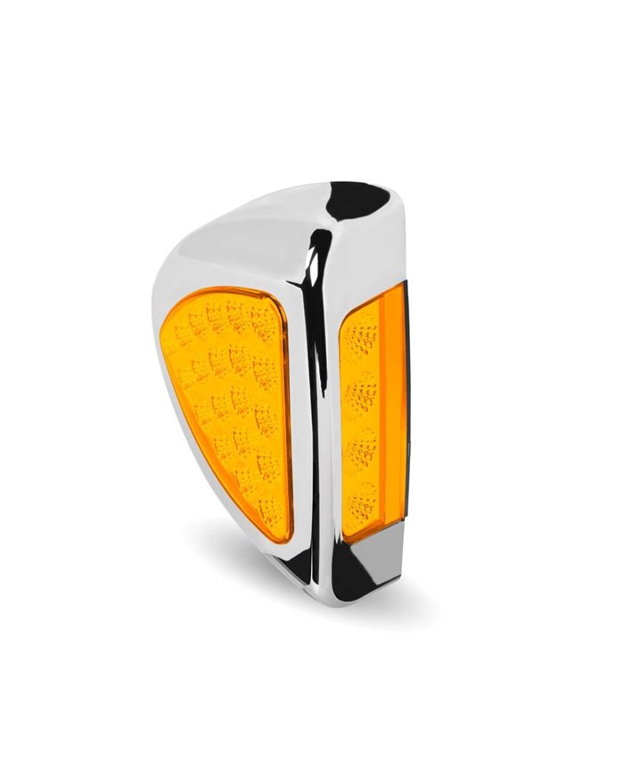 Peterbilt Side Headlight Triangle Amber LED (24 Diodes) Peterbilt Side Headlight Triangle Amber LED (24 Diodes)