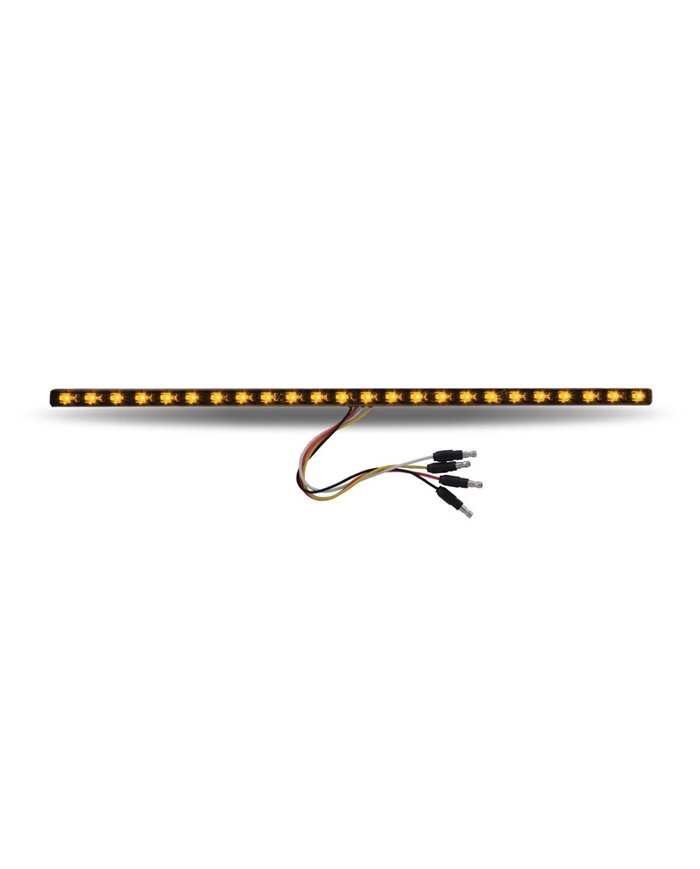 17" Amber LED Strip - Attaches with 3M Tape 17" Amber LED Strip - Attaches with 3M Tape