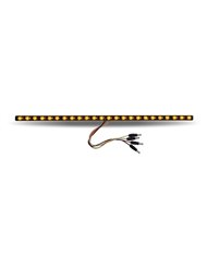 17" Amber LED Strip - Attaches with 3M Tape 17" Amber LED Strip - Attaches with 3M Tape