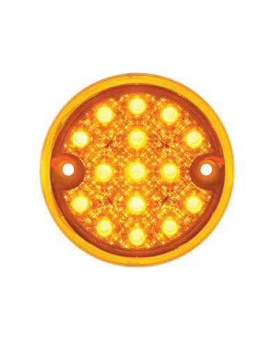 UP39559-30 LED 3" Dual Function Reflector Double Face Light Kit - Amber & Red LED/Amber & Red Lens
