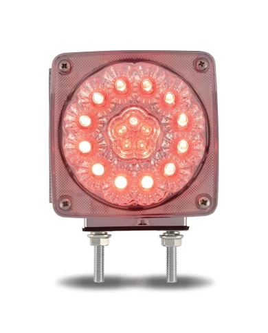 Super Diode Double Face Double Post Square Clear LED - Driver Side (38 Diodes) Super Diode Double Face Double Post Square Clear LED - Driver Side (38 Diodes)