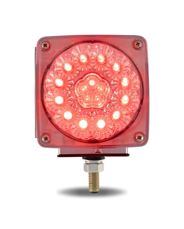 Super Diode Double Face Single Post Square Clear LED - Driver Side (38 Diodes)