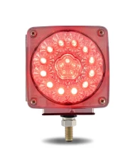 Super Diode Double Face Single Post Square Clear LED - Driver Side (38 Diodes)