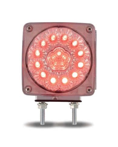 Super Diode Double Face Double Post Square Clear LED - Passenger Side (38 Diodes) Super Diode Double Face Double Post Square Clear LED - Passenger Side (38 Diodes)