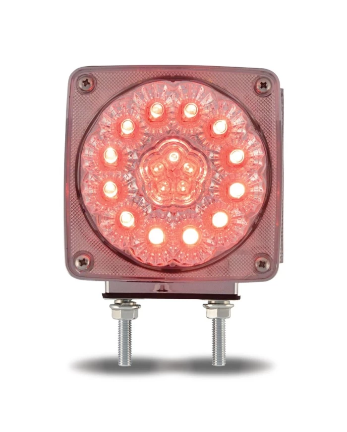 Super Diode Double Face Double Post Square Clear LED - Passenger Side (38 Diodes) Super Diode Double Face Double Post Square Clear LED - Passenger Side (38 Diodes)