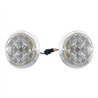 UP39560-30 LED 3" Dual Function Reflector Double Face Light Kit - Amber & Red LED/Clear Lens